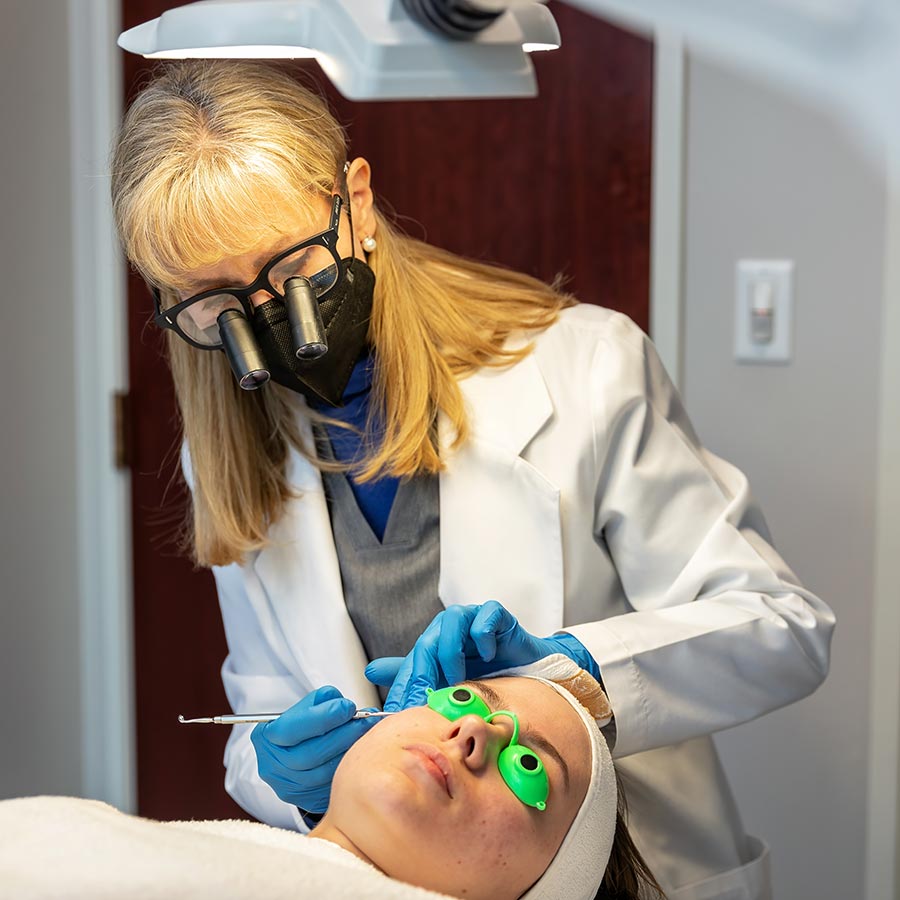 Acne Treatment Procedure
